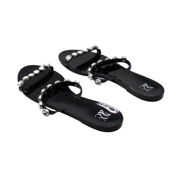 New York & Company Chava Womens Gem Jelly Sandals - Vibrant Glamour Effortless C - Picture 9 of 9